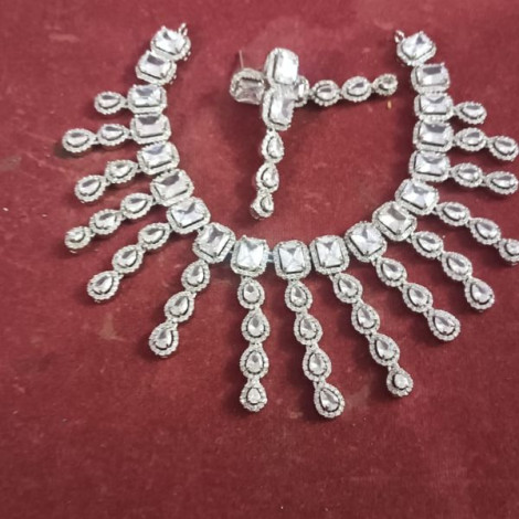 The Heera-Kiran Silver Choker