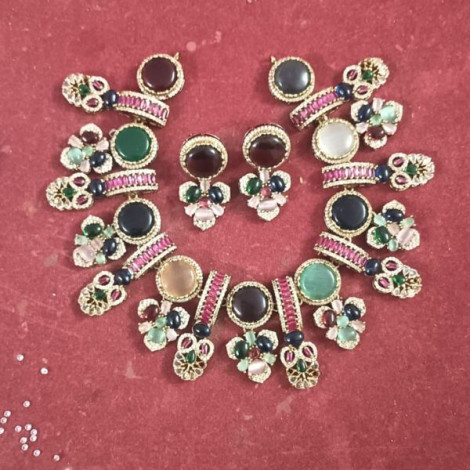 The Navratna Sangam Necklace